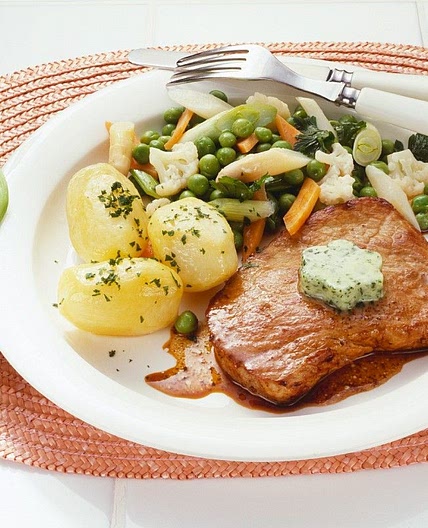 Leipziger Allerlei mit Kalbsschnitzel