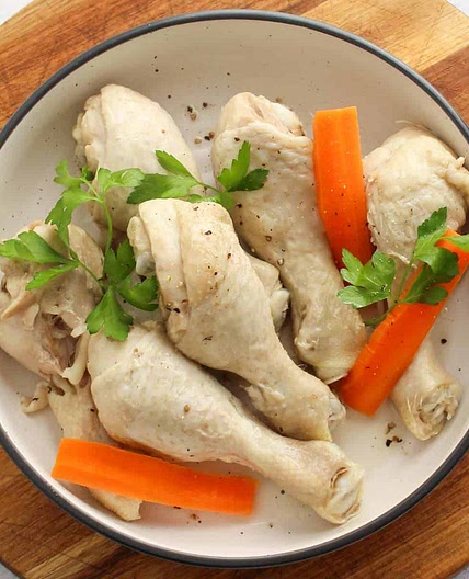 How to boil chicken legs (drumsticks)