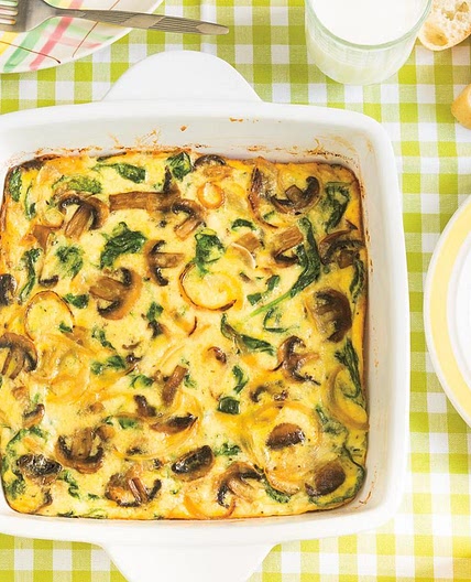 Mushroom and Spinach Frittata
