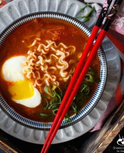 Spicy Korean Kimchi Ramen
