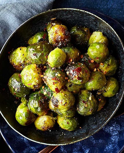 Air-fryer brussels sprouts