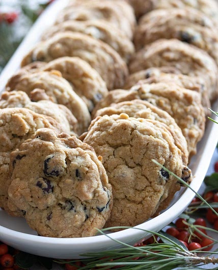 Dried Cranberry Chocolate Cookies