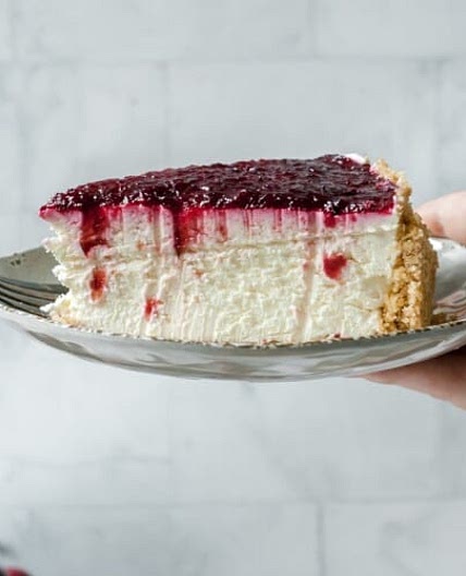 Cherry cheesecake – no bake