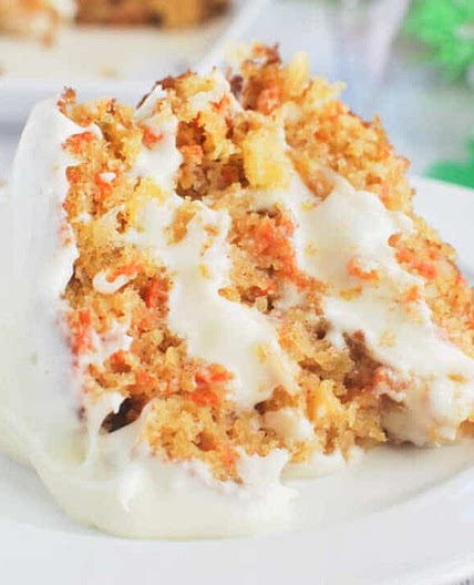 Carrot Cake with Buttermilk Glaze