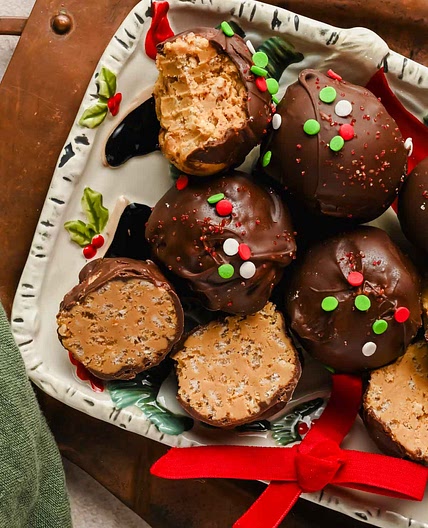 Buckeye Balls with Rice Krispies Recipe