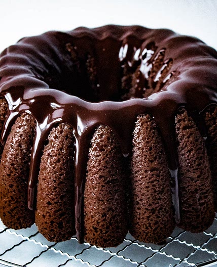 Chocolate Sour Cream Pound Cake