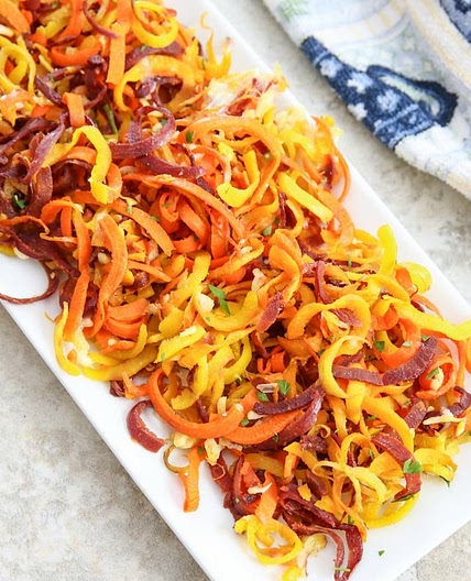 Roasted Garlic Parmesan Carrots