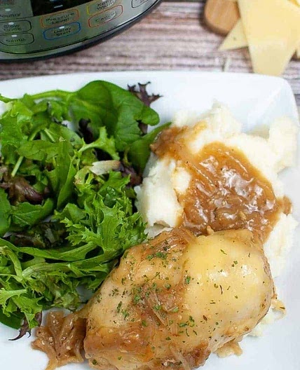 Instant Pot French Onion Chicken (No Soup Mix!)