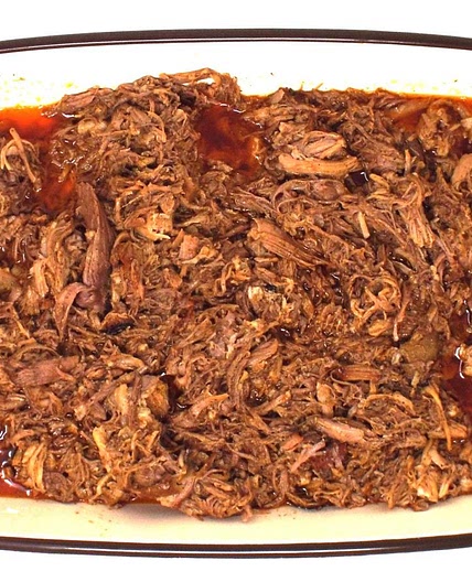 Spicy No-BBQ-Sauce Slow Cooker Pulled Pork
