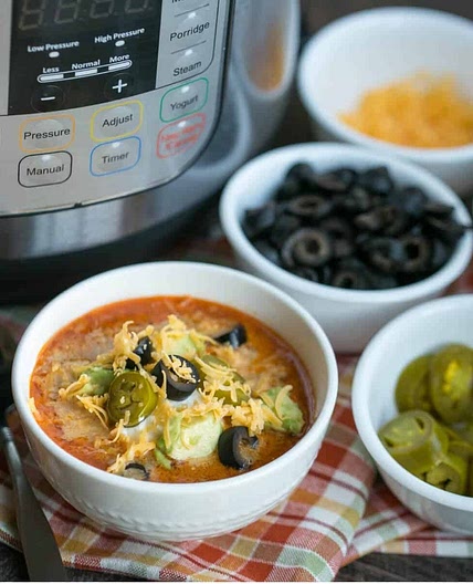 Instant Pot Low Carb Taco Soup