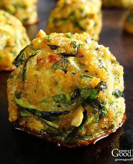 Zucchini Garlic Bites