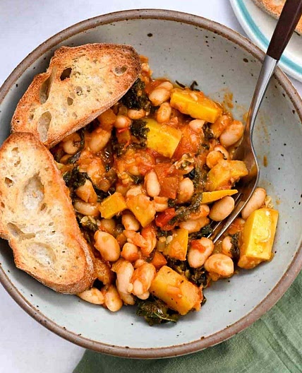 Stewed Great Northern Beans