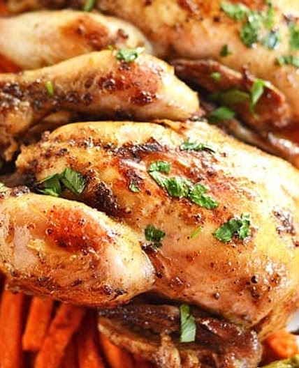Slow Cooker Cornish hens