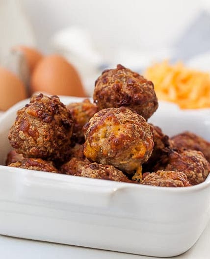 Keto Air Fryer Sausage Balls