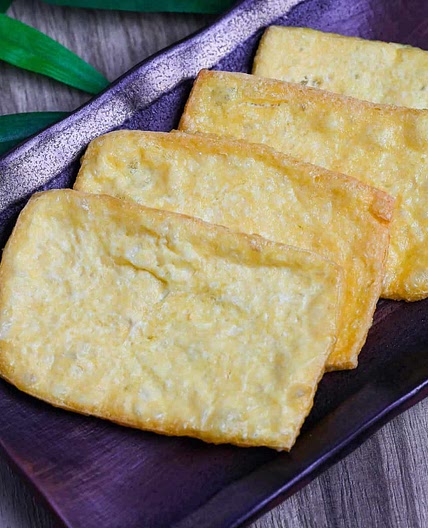 Homemade Aburaage (Twice Fried Tofu Pouches)