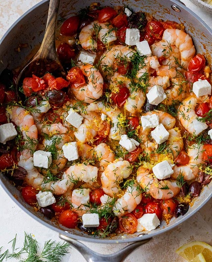 Shrimp Saganaki