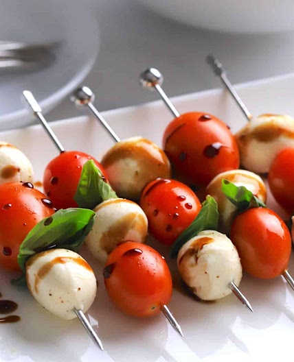 Low Carb Caprese Bites