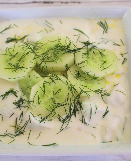 Tarator - Albanian Cold Cucumber & Yogurt Soup