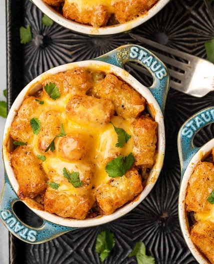 Mexican Tater Tot Casserole