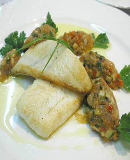 라타투유를곁들인대구요리