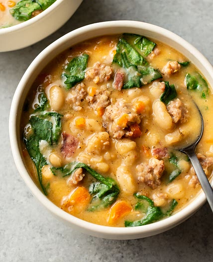 Italian Sausage White Bean Soup