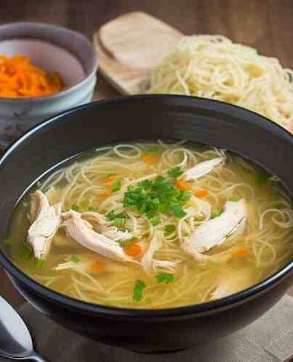 British Classic Chicken Noodle Soup Recipe (Mary Berry)