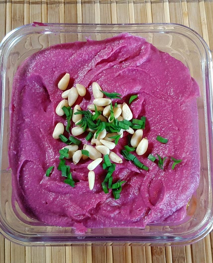 Purple Yam Hummus