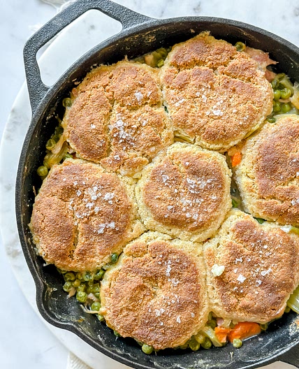 Chicken and Biscuits: gluten free, dairy free