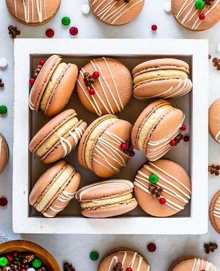 Gingerbread Macarons
