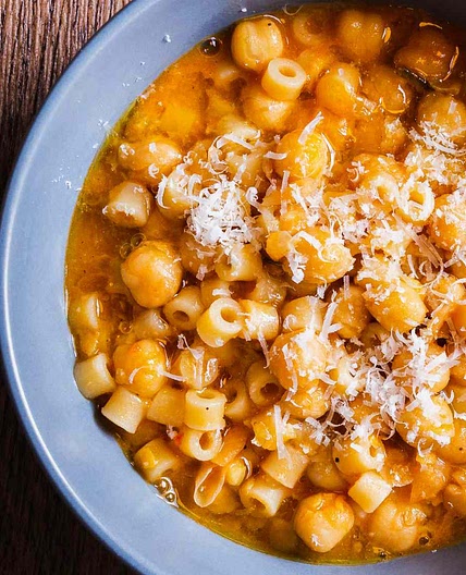 Pasta e Ceci (Pasta With Chickpeas) Recipe