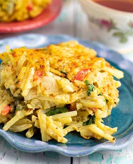 Vegan Hash Brown Breakfast Casserole