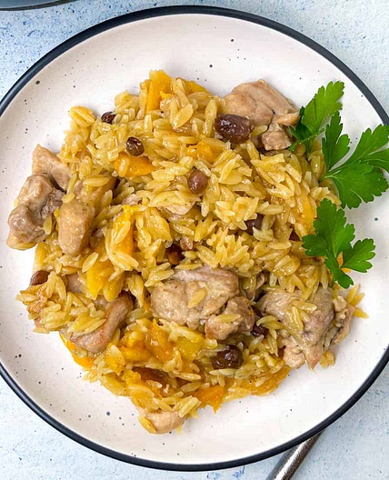 Chicken Orzo Bake - One Pan Family Dinner