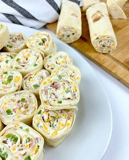 JALAPENO POPPER PINWHEELS – WITH RITZ CRISP & THINS
