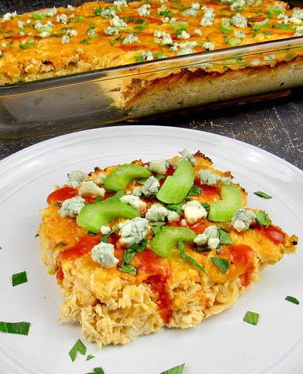 Buffalo Chicken Casserole