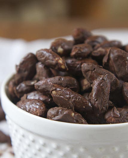 Receita de Amêndoas de chocolate