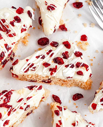 Gluten-Free Cranberry Bliss Bars (Dairy-Free)