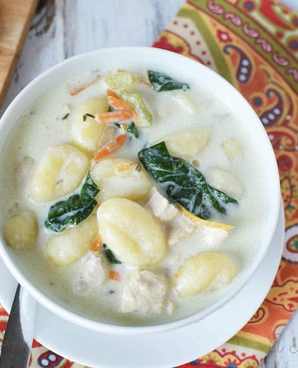 Instant Pot Olive Garden Chicken Gnocchi Soup