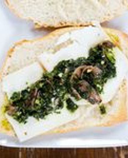 Pecorino, Parsley, and Anchovy Sandwiches