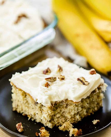 Banana Cake with Coconut Frosting