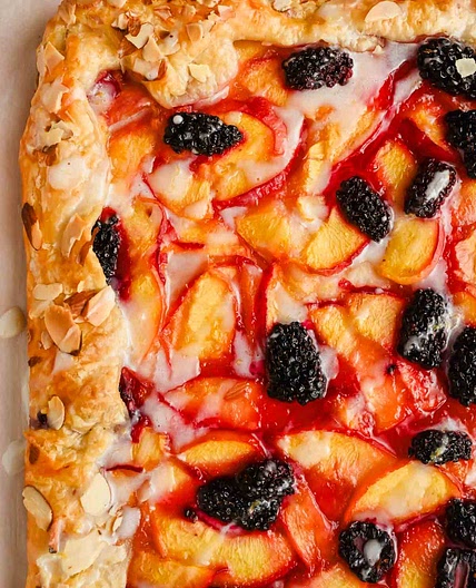 Peach Berry Galette