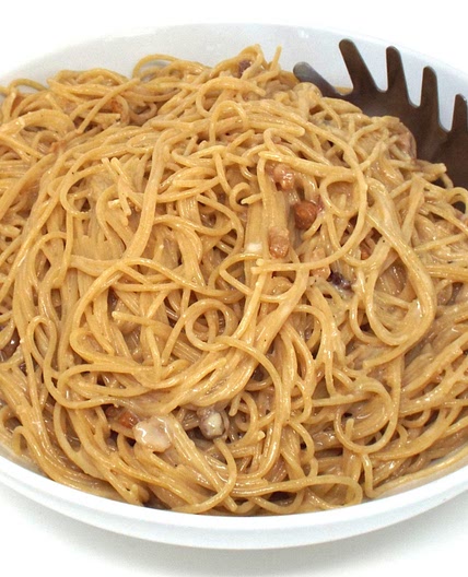 Pork Belly and Asiago Cheese Carbonara