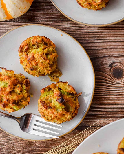 Crispy Stuffing Muffins