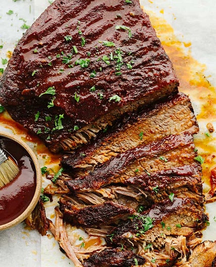 Tender Slow Cooker Beef Brisket