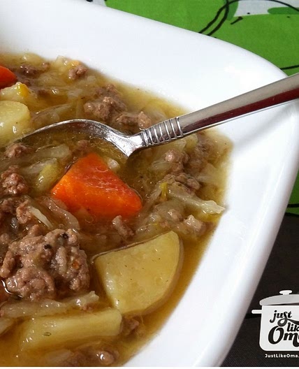 Oma's Potato and Cabbage Soup made Just like Oma