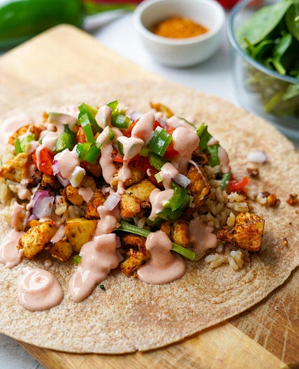 Tofu Burrito