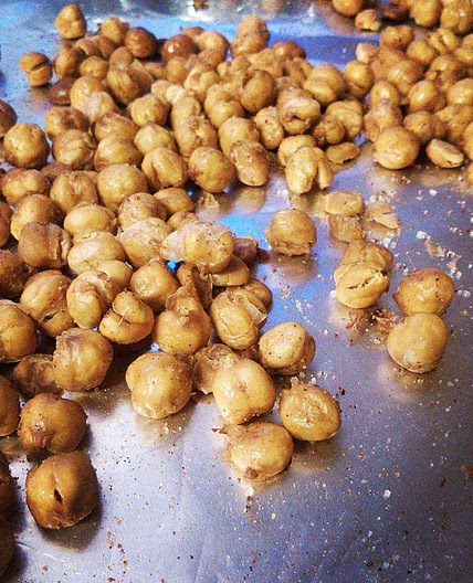 Perfectly Dry Roasted Chickpeas
