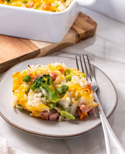 Ham Potato Broccoli Casserole