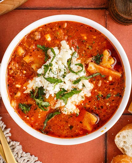 Lasagna Soup