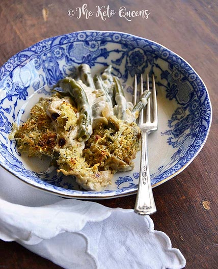 Low Carb Instant Pot Green Bean Casserole Recipe