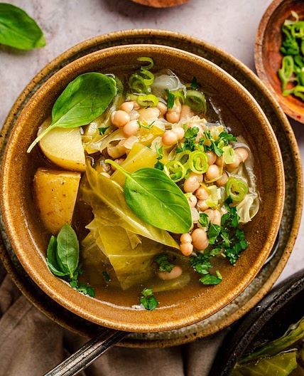 Cabbage And White Bean Soup